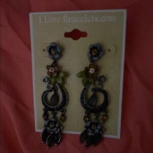 Floral Dangle Earrings